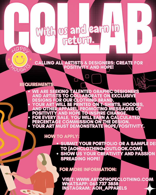 Collaboration with artists and graphic designers